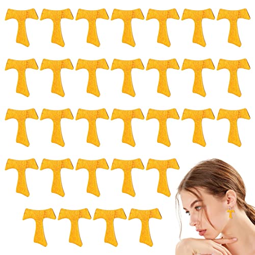 Croci in Legno per Fai da Te, 30 Pezzi, Croce in Legno di Loto Spirituale, 0,94 x 10,63 x 0,19 Pollici, per progetti di Artigianato, Decorazione, Etichette Regalo