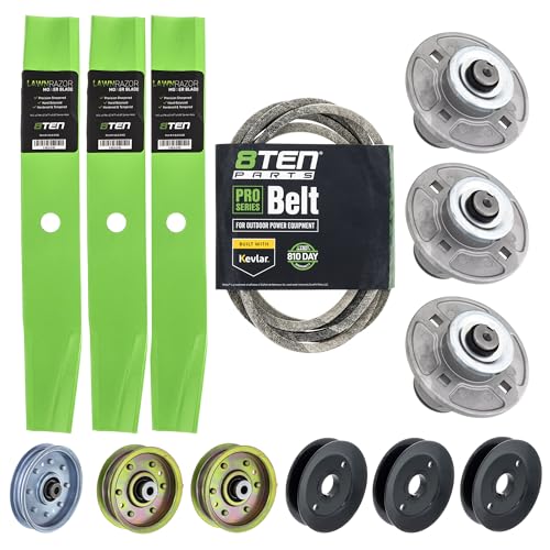 8TEN Blade Spindle Belt Idler Pulley Kit for Ariens 51510000 40 Inch Deck