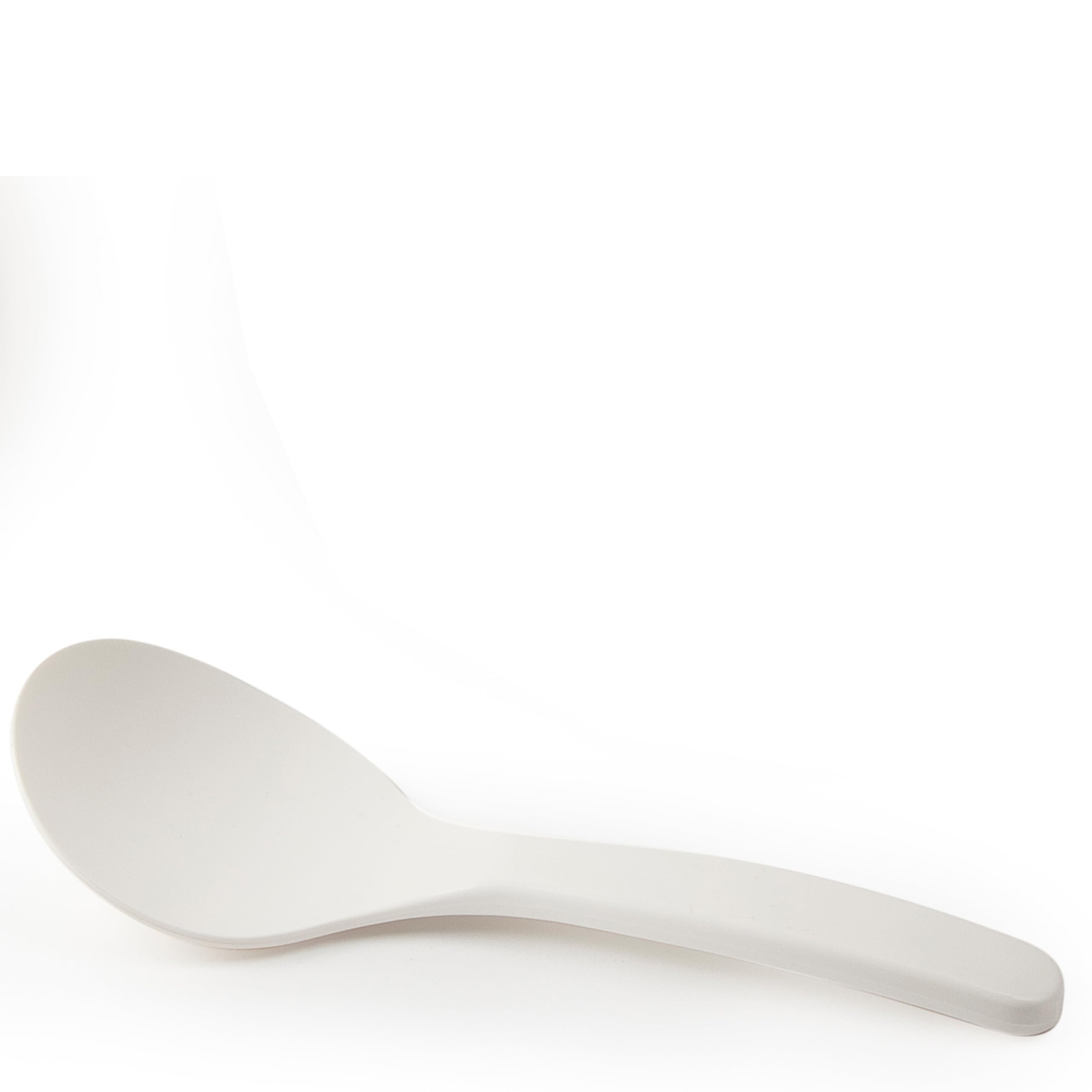 DOMO DO9176RK - Cuocere riso serie "Puur", per cucinare e mantenere al caldo, manici Cool touch, rivestimento antiaderente in teflon, con misurino, mestolo e cestello per vapore, 1,3 l, bianco