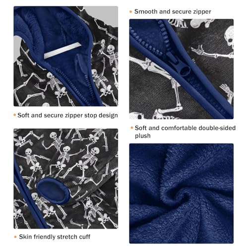 CHIFIGNO Watercolor Cowboys Toddler Snow Jacket, Toddler Zip up Hoodie Light Jacket for Fall Winter Spring 3-10Y3