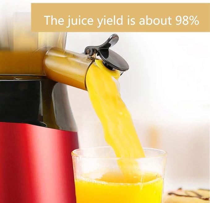 Extractor de Jugos Prensado Frío Boca Ancha Motor Silencioso 150W miniatura 2