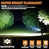 3Pack Rechargeable Flashlights High Lumens 990000, LED Flashlight Rechargeable with LCD Digital Display, 5Modes Adjustable Flash Light, Super Bright Flashlight Powerful, Tactical Flashlights for Home #1