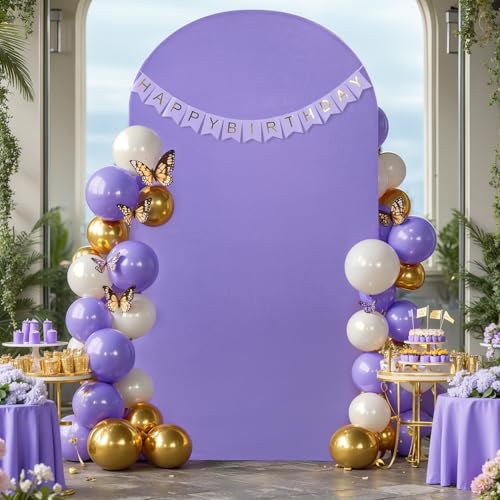 Funda Lavanda para Arco de Fondo Fotográfico 6.6FT miniatura 6