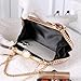 Faibiules Women's Fashion Rhinestone Beaded Evening Bag Bowknot Infront Clutch Handbag Black