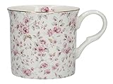 Katie Alice Ditsy White Floral Bone China Shabby Chic Mug