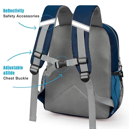 Image of STEAMEDBUN Toddler Backpack Boys and Girls, Kids Backpack Boys Girls, Preschool Kindergarten Daycare Travel Small