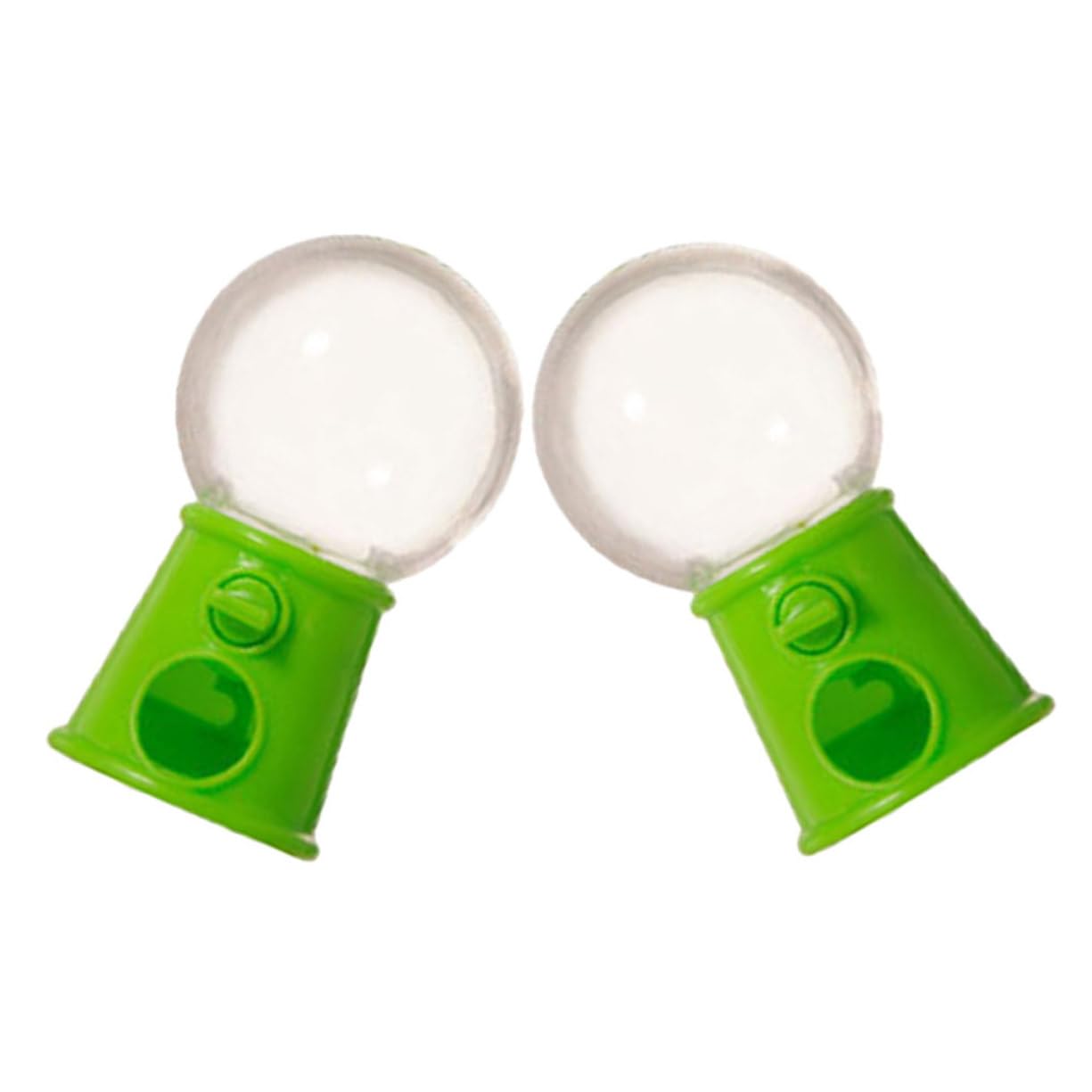 QUMIIRITY 2pcs Candy Box Candys Gumball Machine Goodie Boxes Money Bank Gumballs Machine Toys Candy Machines Candy Dispenser Machine Hand-Eye Coordinating Plaything Candy Twisting Green