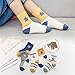 storeofbaby Calcetines para niños pequeños, 10 pares de calcetines divertidos de algodón...
