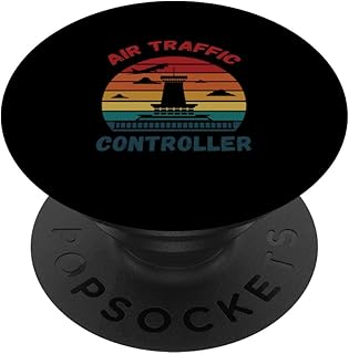 Air Traffic Controller Retro Vintage Control Tower Airport PopSockets Swappable PopGrip