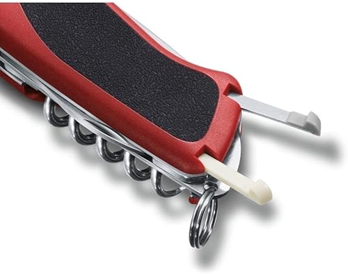 Miniatura 6 de Victorinox Ranger Grip Swiss Army Cuchillo de bolsillo de 12 funciones fabricado en Suiza con sierra de madera, hoja de bloqueo grande y palillo de