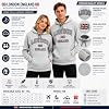 GWCC LE129 London England Applique Embroidery Hooded Sweatshirt Hoodie Ash Grey Colour XS to 2XL (as8, alpha, xx_l, regular, regular) #1