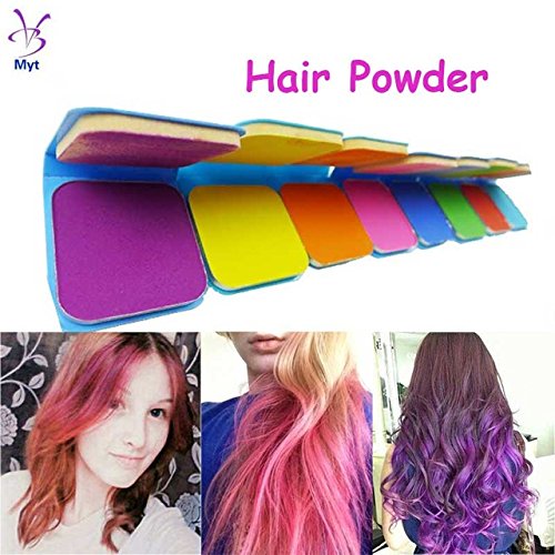 Buy Temporary Hair Dye High Quality Blue Cake Hair Dye Chalks for the Hair Chalk Powder ...