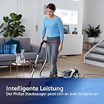 Philips Domestic Appliances FC9332/09 beutelloser Staubsauger PowerPro Compact (900 W, 1,5 L Staubvolumen, integrierte Bürste) weiß – Bild 4