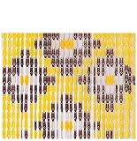 CORTINA CADENA FLORES PLASTICO 90X210CM 33 TIRAS EDM
