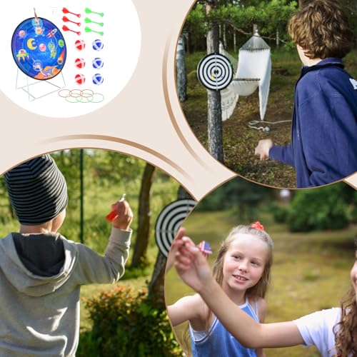 Table pliante double face de fléchettes 72 cm pour activités sportives - 4