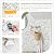 Cohoo Home Green White Peel and Stick Wallpaper Boho Green Floral Contact Paper for Cabinets Drawers 17.3inW 118inL Greenery Leaf Self-Adhesive Removable Wallpaper Bedroom Bathroom Waterproof Neutral