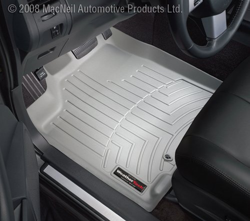 WeatherTech Custom Fit Front FloorLiner for GMC Acadia, Grey
