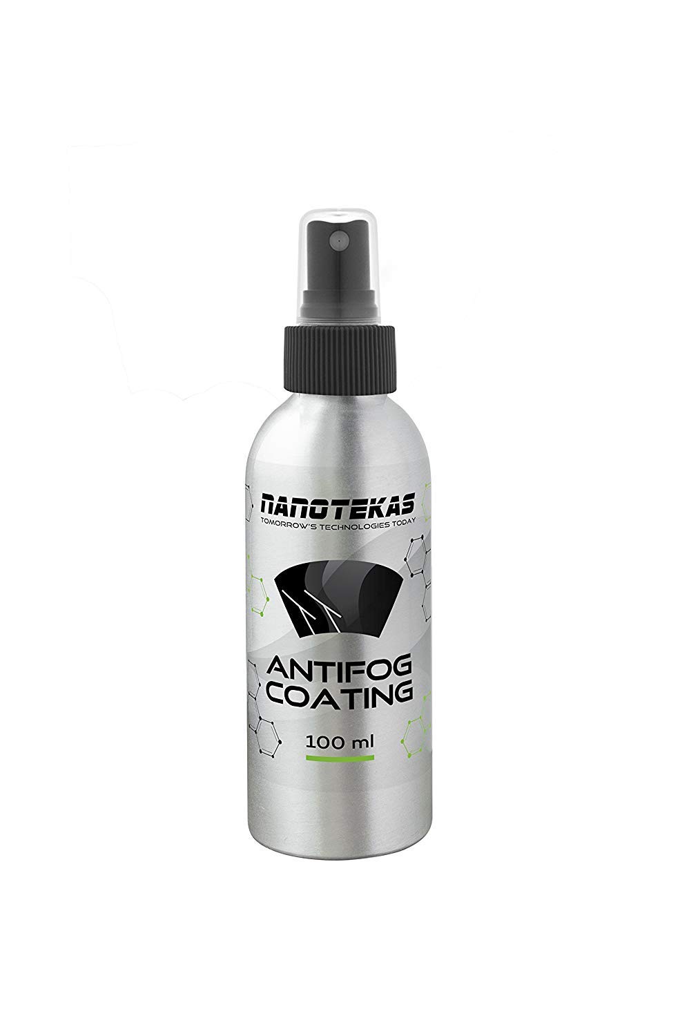 Nanotekas2x Nano Anti fog Coating (2 bottles) | Anti Fog for Car Glass Window Windshield Treatment Anti Mist Protection