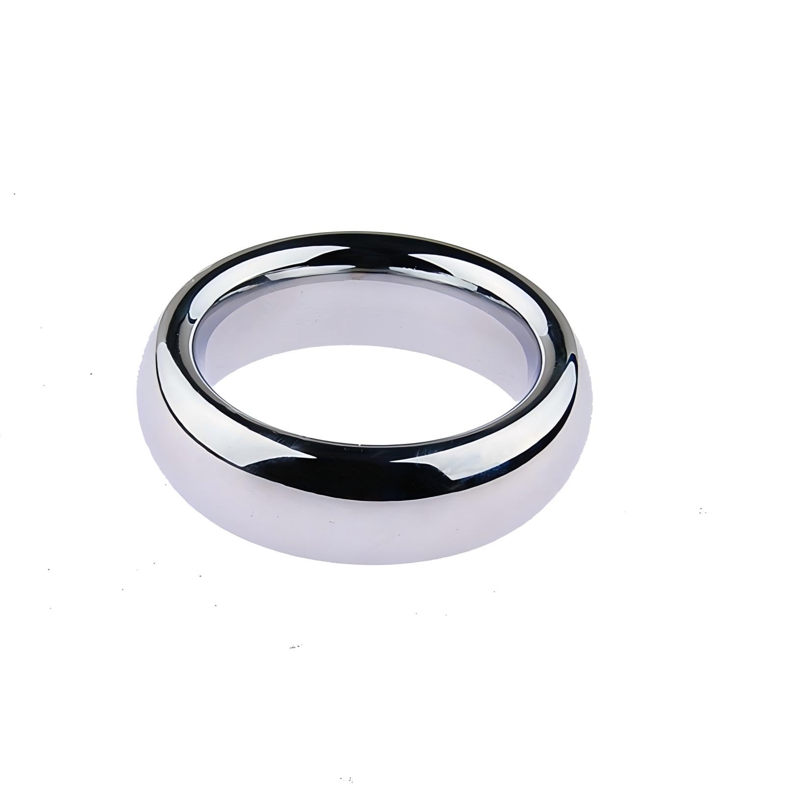 Anneau Penien - Anneau Homme en Métal en 5 Tailles Différentes Sex Toys Les Cockring ont Une Hauteur de 20mm et Une Épaisseur de 9,5mm Ball Stretcher pour l'Exercice de L'érection (47mm)