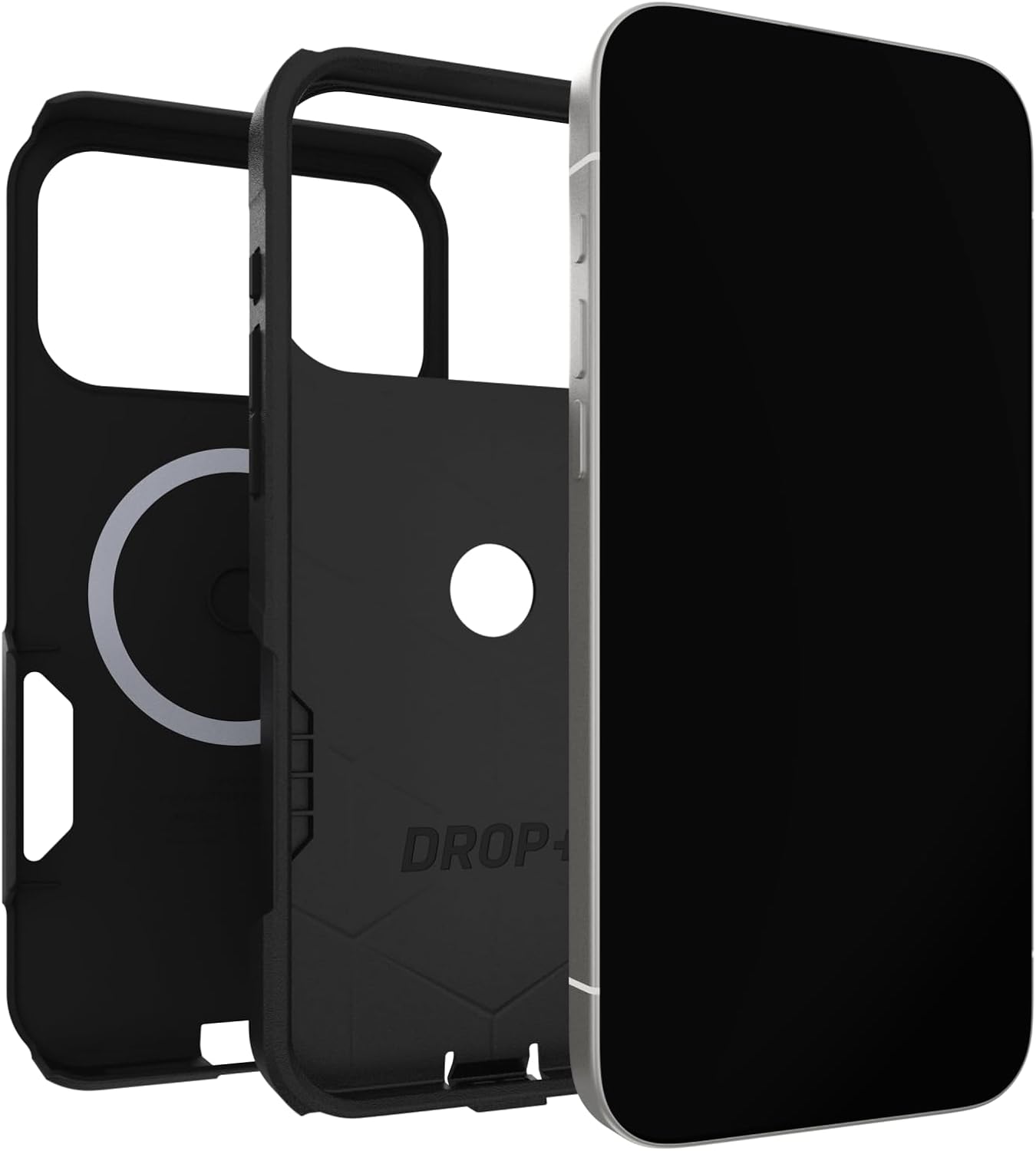 OtterBox iPhone 17 Pro Max Commuter Series Case - Black - Thin & Protective iPhone Case - Image 4