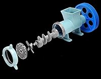 Vista 4 de TECHTONGDA Picadora de carne trituradora trituradora con placa de 0.315 in picadora picadora para pescado pollo vegetal marco de hierro pintado 220V