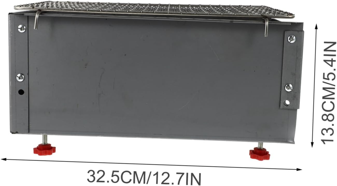 UPKOCH Outdoor Portable Iron Alloy Camping Grill Thin Mesh Resistant for Backyard Barbecues and Outdoor Picnics