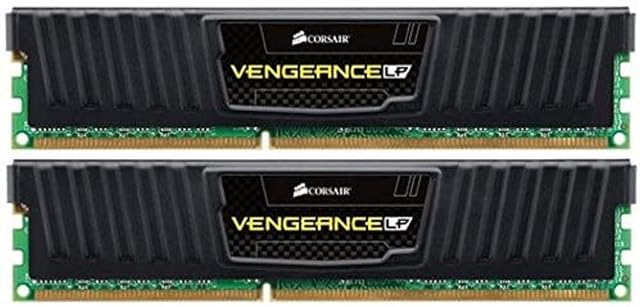 Corsair CML8GX3M2A1600C9 Vengeance Low Profile 8GB (2x4GB) DDR3 1600 Mhz CL9 XMP Performance Desktop Memory Kit Black