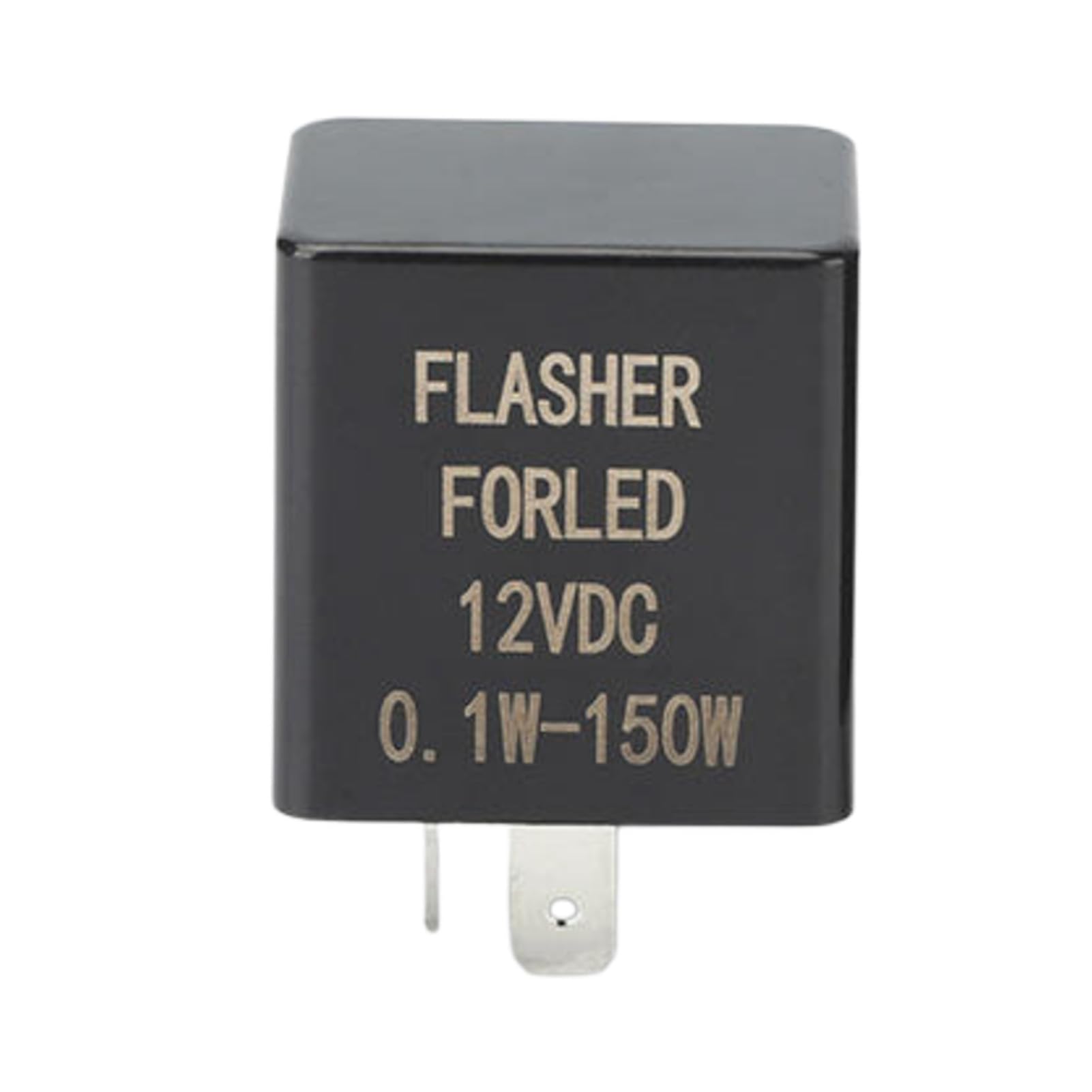 Relais Clignotant 12V 2 Broches Pour Moto - Indépendant De La Charge - Compatible LED Et Halogène - Résout L'hyper Clignotement