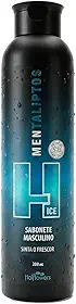Sabonete Íntimo Masculino Mentaliptos Ice Vegano Higiene Diária com Extratos Naturais e Sensação Refrescante 200ml Elimina Odores Hot Flowers
