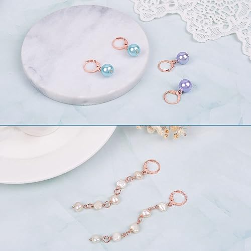 Miniatura 3 de Ganchos para pendientes de palanca de latón con cierre de palanca Huggie Hoop Earring Findings French Earwire