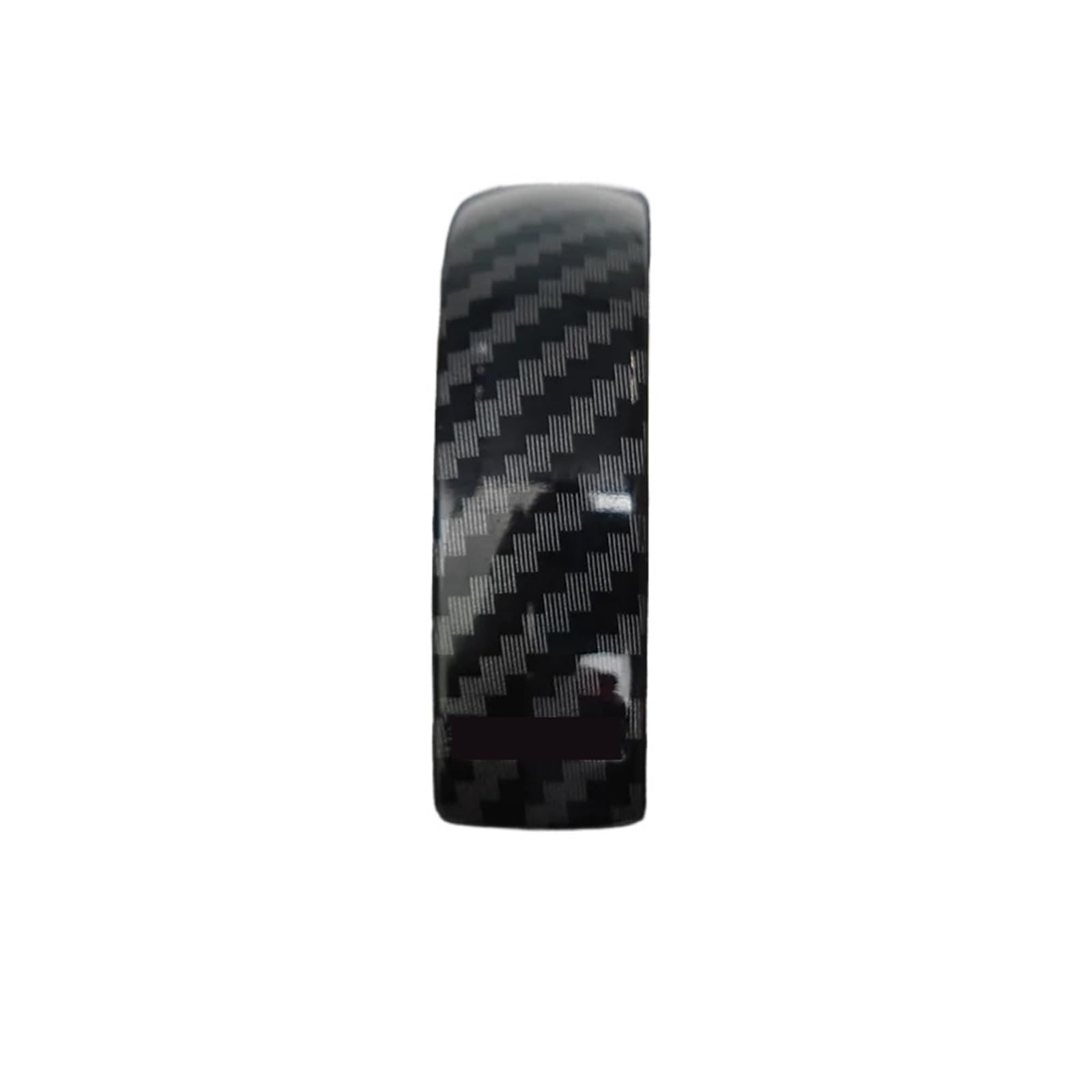 OZHXXCA 1PCS Chrome Matt with Leather Shift Knob Gear Side Cover for VW for Golf 6 7 R for GTI for Passat B7 B8 CC R20 for Jetta MK6 for GLI(Carbon Fiber)