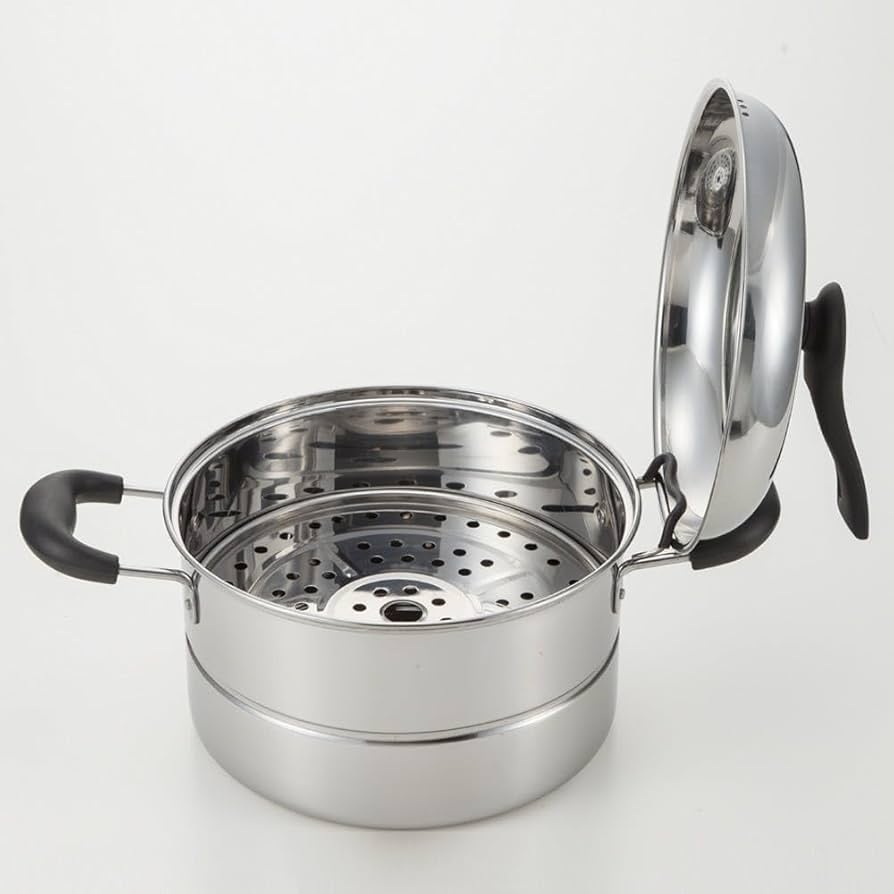 ステンレス製 両手鍋 蒸し器 Amazon.co.jp: カインズ(CAINZ) 両手鍋 蓋が立てられる