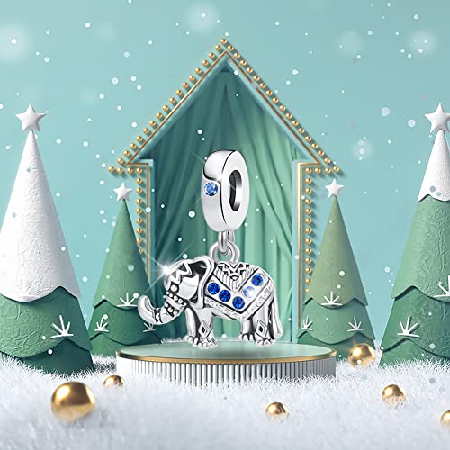 Cute Cat Elephant Butterfly Pawprint Mama Bear Charm Animal Pet Bead for European Bracelets2