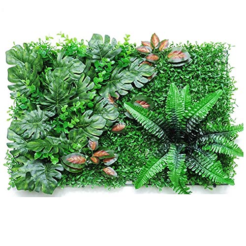 OYFFL Decoración Panel de Fondo Pared de césped Artificial, Pantalla de Cobertura privacidad para Interiores y Exteriores, protección UV (3)