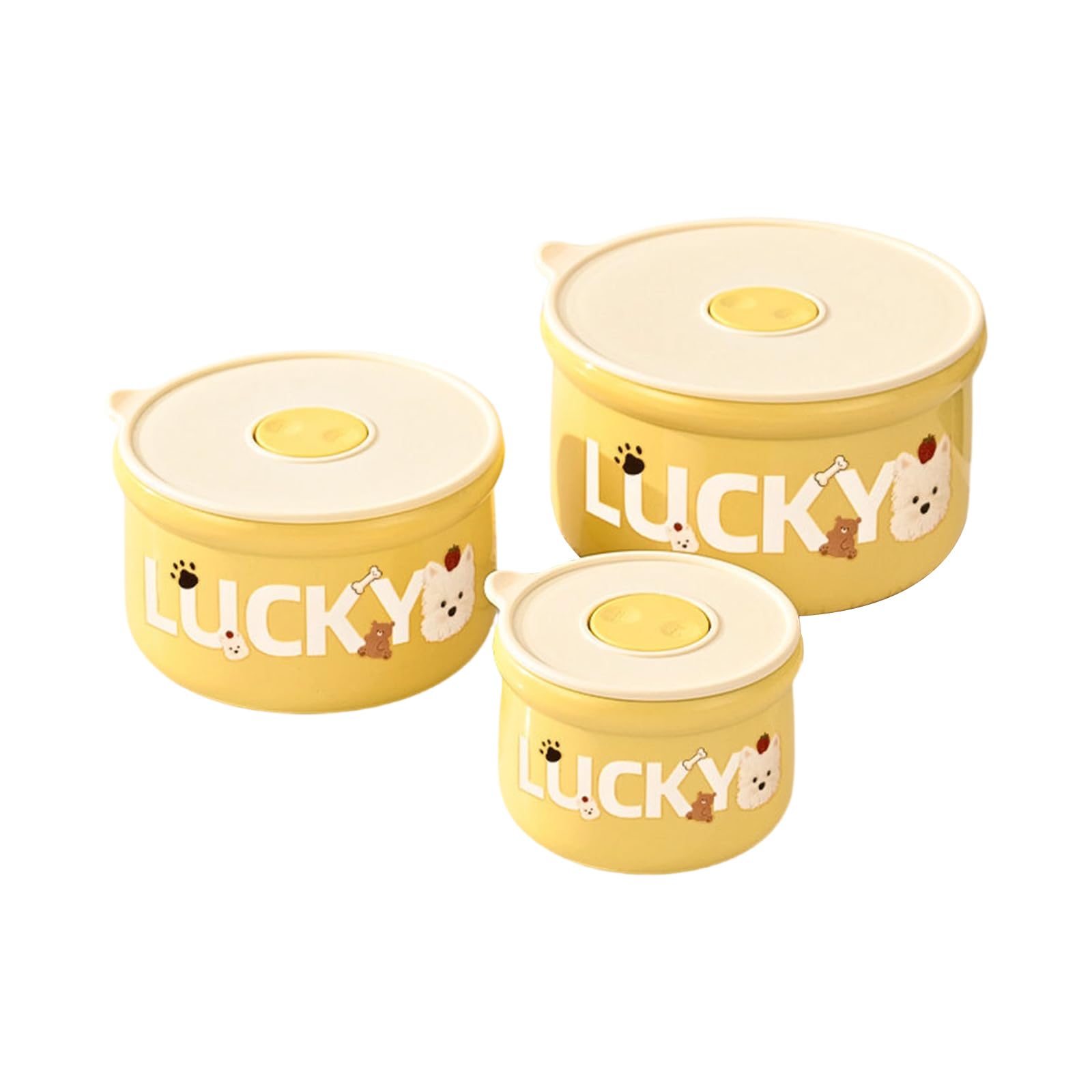 Xinsheinelry 3Pcs Airtight Round Meal Prep Containers 304 Stainless Steel User Friendly Lunch Box for Home Work Rustless Bentos Box