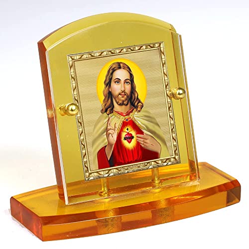 Idolo de Jesus de oro de 24k, el regalo de fe perfecto para coche 4