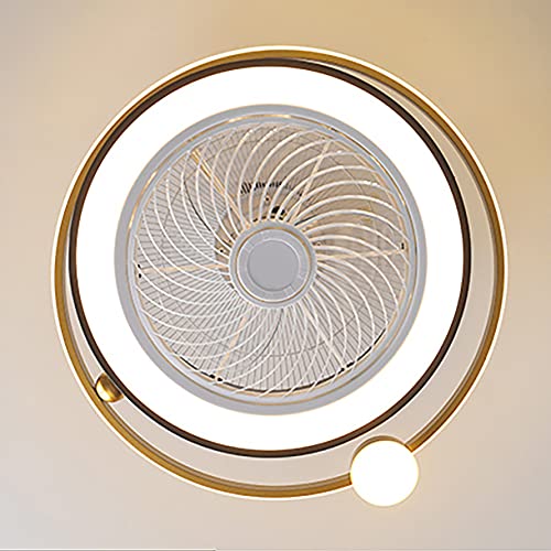 Ventilateurs de plafond avec lumières et télécommande pour salon et chambre - 8