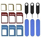 Das Paket enthält Nano SIM, Micro SIM und Standard SIM Adapter