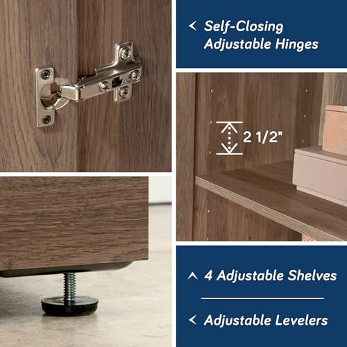 Sauder 422426 Homeplus Storage Cabinet/ Pantry Cabinets, Salt Oak Finish thumb #8