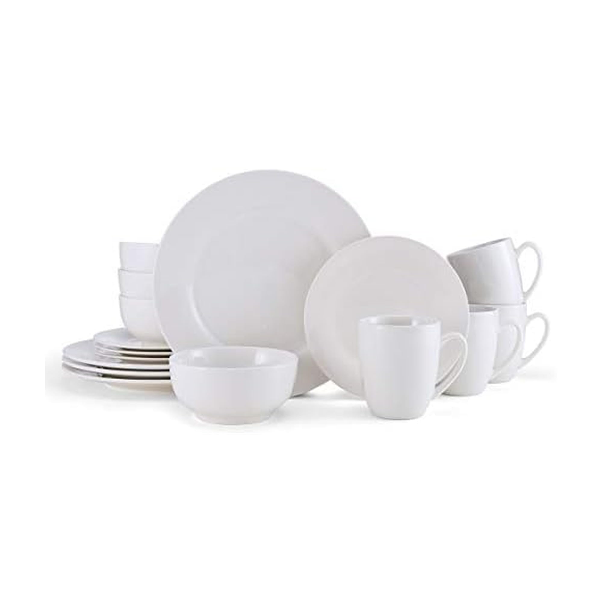 Amazon.com | Studio Nova Kendall 16 Piece Dinnerware Set - White