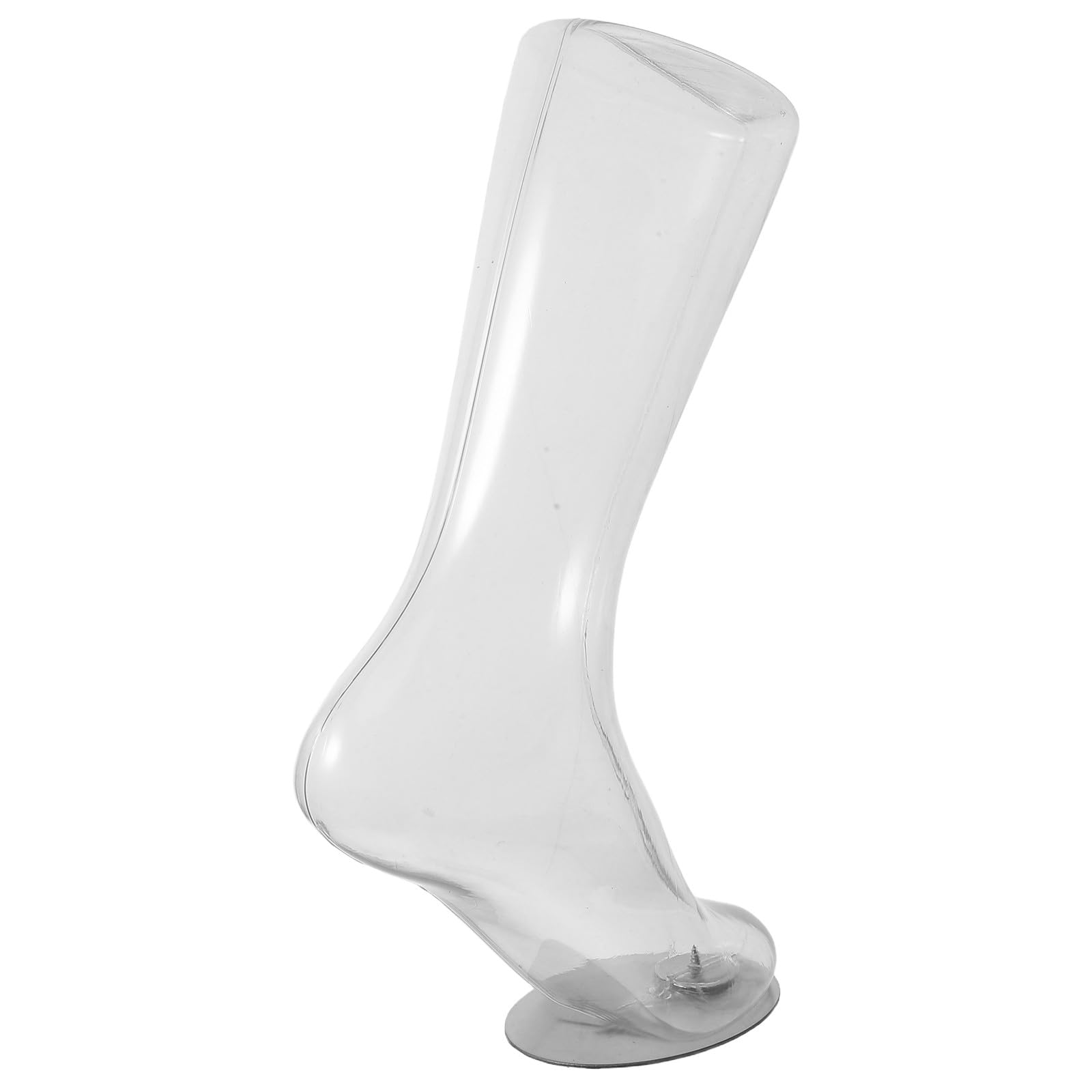 Alipis Mannequin de Pied Féminin Magnétique en Plastique Transparent, Modèle Réaliste et Léger, pour L'affichage de Chaussettes en Magasin ou Lors D'expositions