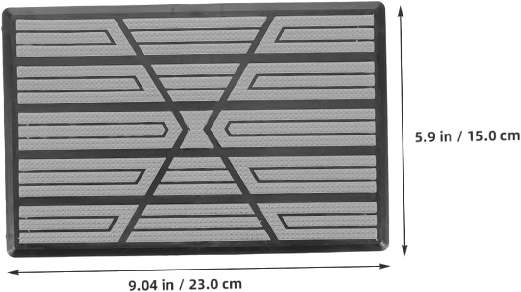 2pcs Car Foot Pedal Mat Patch Auto Interior Repair Patch Car Floor Protection Pad High Traction Pattern