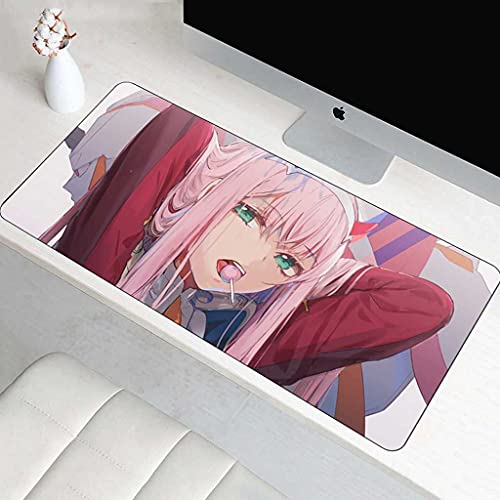 Tapis de Souris Gaming XXL pour Aménager un Bureau Setup Gamer au Style Portrait Animé