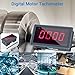 Digital LED Tachometer, Icstation RPM Speed Meter AC 110V 220V Digital Motor Tachometer with Hall Proximity Switch Sensor NPN for Lathes, Conveyor Belts, Quality Inspection Machines