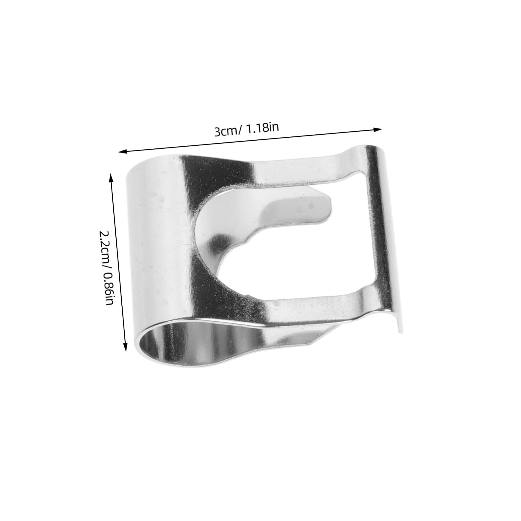 Unomor 1 Pair Wiper Clip Car Supply Car Accessory Wiper Linkage Clip for Car Windshield Wiper Linkage Bushing Link Repair Clip Wiper Arm Repair Clip Wiper Arms Repair Clip Silver Metal