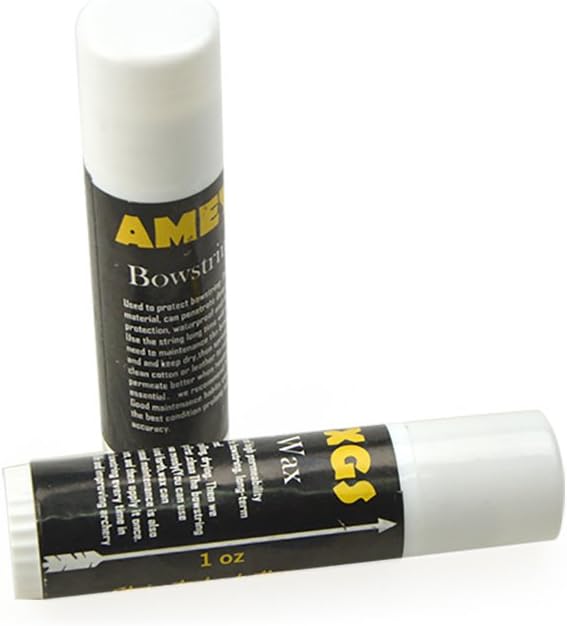AMEYXGS 2 pcs Archery Bow String Wax Protect Bow String