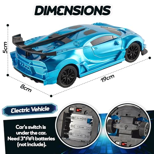 Remote Control Car Toys, Racing RC Cars for Kids, Car Toys for 3+ Year Old Boy, High Speed Hobby RC Cars with Headlights, Gifts for Boys Girls Age 3-8 - Image 6