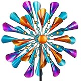 Colorful Wind Spinners Outdoor Kinetic Wind Spinner Metal Wind Catcher Large Windmills Spinner Wind