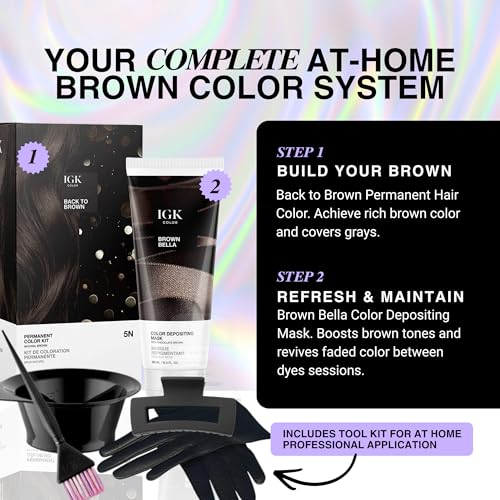 IGK At-Home Brown Hair Color System miniatura 4