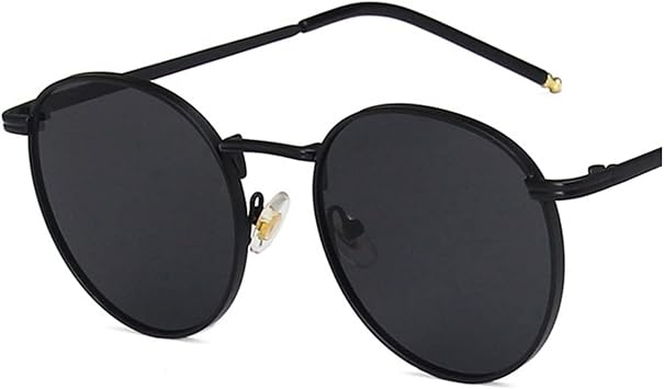 GAOXIN Street Shot Round Frame Retro Men and Women Sunglasses Outdoor Vacation Color E, Size 1